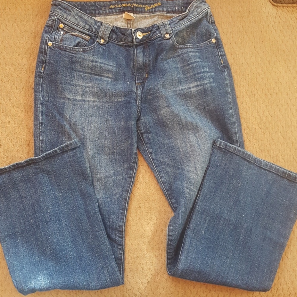 Arizona jeans sz 16 1/2 plus flare, medium dk